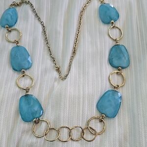 Turqoise and Gold Necklace